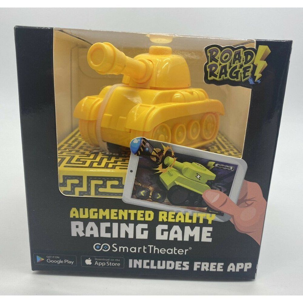 Racing Yellow Tank Augmented Reality Toy Game Use With All Smart Phones Free App